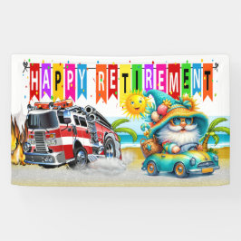 FIREFIGHTER HAPPRETIREMENT BANNER