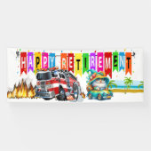 FIREFIGHTER HAPPRETIREMENT BANNER (Horizontal)