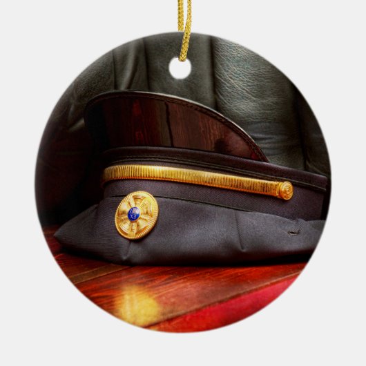 Firefighter - Hat - The ex chihat Keramikornament (Vorne)