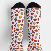 Firefighter Icons Mustersocken Socken (Oben)