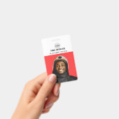 Firefighter-ID-Foto Einfaches Logo-Abzeichen Ausweis (Handheld)