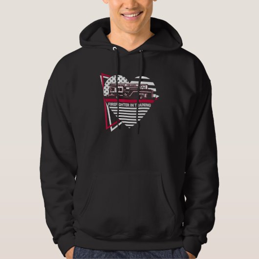 Firefighter In Training Firefighter In Training Fi Hoodie (Vorderseite)