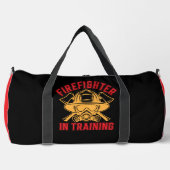 Firefighter In Training Helmet Mask Duffle Bag (Vorderseite)