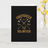 Firefighter Karte (Gelbe Blume)