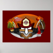 Firefighter Kilroy Poster (Vorne)