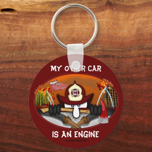 Firefighter Kilroy Schlüsselanhänger (Vorderseite)