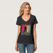 Firefighter Mom Like A Normal Mom Only Cooler Moth T-Shirt (Vorderseite Vollansicht)