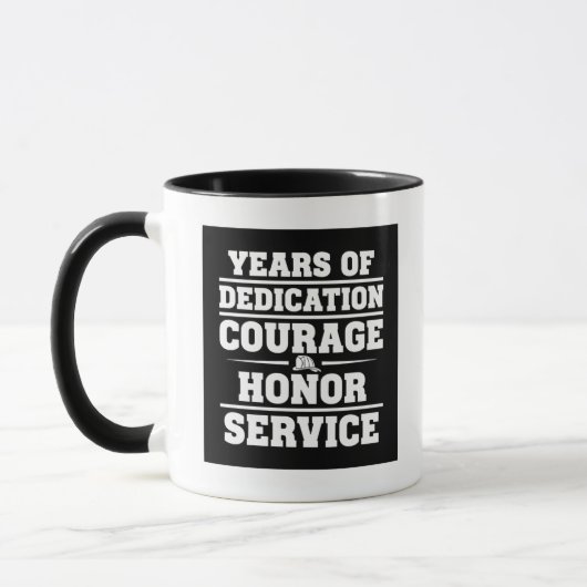 Firefighter Motivation Fathers Day Gift for Men Tasse (Links)