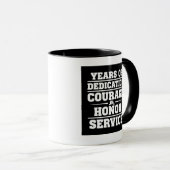 Firefighter Motivation Fathers Day Gift for Men Tasse (VorderseiteRechts)