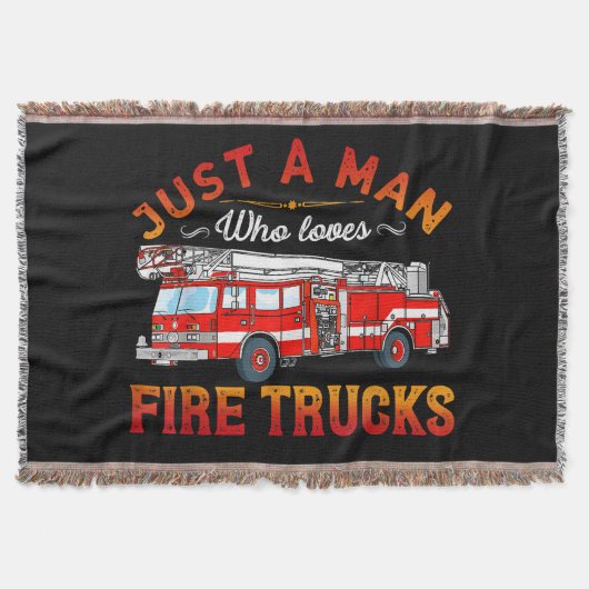 Firefighter | Nur ein Mann, der LKW-Lieben abfeuer Decke (Vorderseite)
