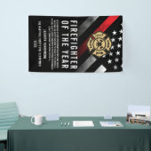 Firefighter of the Year Employee Recognition Logo Banner (Messeveranstaltung)