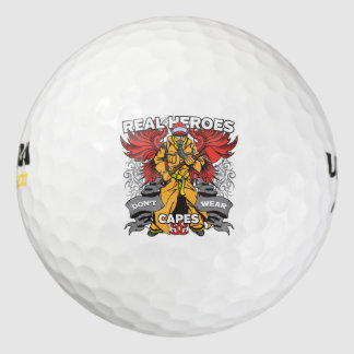 Firefighter Real Heroes Golfball