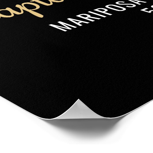 Firefighter Red Line Photo Retirement Welcome Poster (Ecke)