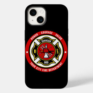 Firefighter Rescue ADD NAME Fire Department Abzeic Case-Mate iPhone 14 Hülle