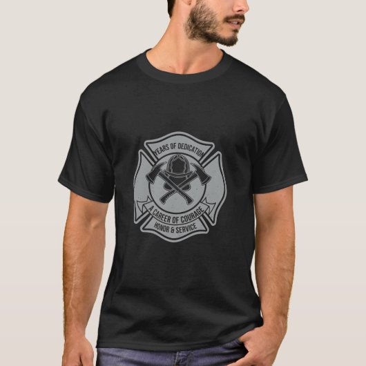 Firefighter Retirement | Retired Firefighter Gift T-Shirt (Vorderseite)