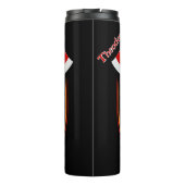 Firefighter Skull Maltese Cross Thermosbecher (Rückseite)