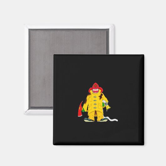 Firefighter Smoke Alarms Dont Save Lives  Magnet (Vorderseite/Rückseite)