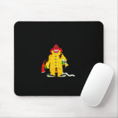 Firefighter Smoke Alarms Dont Save Lives Mousepad (Mit Mouse)