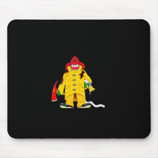Firefighter Smoke Alarms Dont Save Lives Mousepad (Vorne)