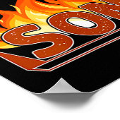 Firefighter Son Fireman Gift Proud Firefighter Quo Poster (Ecke)