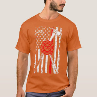 Firefighter Son Patriotic Geschenke Ax Halligan Th T-Shirt