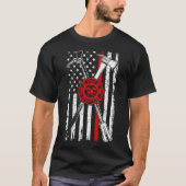 Firefighter Son Patriotic Geschenke Ax Halligan Th T-Shirt (Vorderseite)