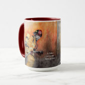 Firefighter-Station Nummer Fireman Benutzerdefinie Tasse (Vorderseite Links)