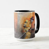 Firefighter-Station Nummer Fireman Benutzerdefinie Tasse (VorderseiteRechts)