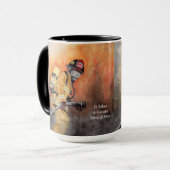 Firefighter-Station Nummer Fireman Benutzerdefinie Tasse (Vorderseite Links)