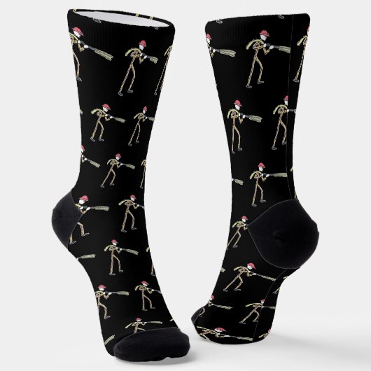 Firefighter Stickman Socken (Gewinkelt)