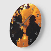 Firefighter Team Große Wanduhr (Winkel)