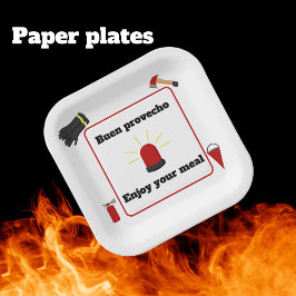 Firefighter Theme Bilingual Paper Teller für Junge