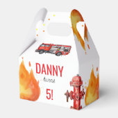 Firefighter Theme Gefälligkeitsbox Geschenkschachtel (Vorderseite)