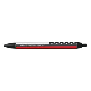 Firefighter Thin Red Line American Flag Feuerwehrm Kugelschreiber