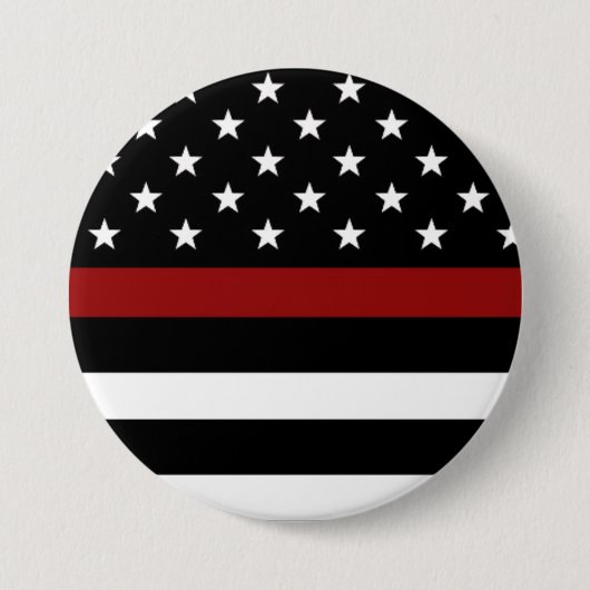Firefighter Thin Red Line Button (Vorderseite)