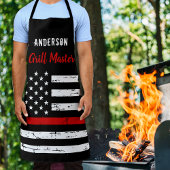Firefighter Thin Red Line Grill Master GRILLEN Sch Schürze