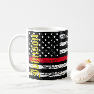 Firefighter Thin Red Line Kaffeetasse