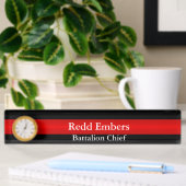 Firefighter Thin Red Line Namensplakette
