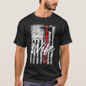 Firefighter Thin Red Line T-Shirt (Vorderseite)