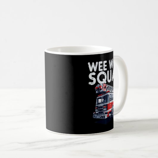 Firefighter Truck Wee Woo Squad Fireman Men Boys K Kaffeetasse (VorderseiteRechts)