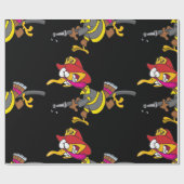 Firefighter Turkey with Hose Geschenkpapier (Flach)