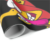 Firefighter Turkey with Hose Geschenkpapier (Rolleneckpunkt)