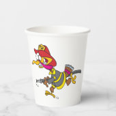 Firefighter Turkey with Hose Pappbecher (Vorderseite)
