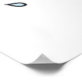 Firefighter Turkey with Hose Poster (Ecke)