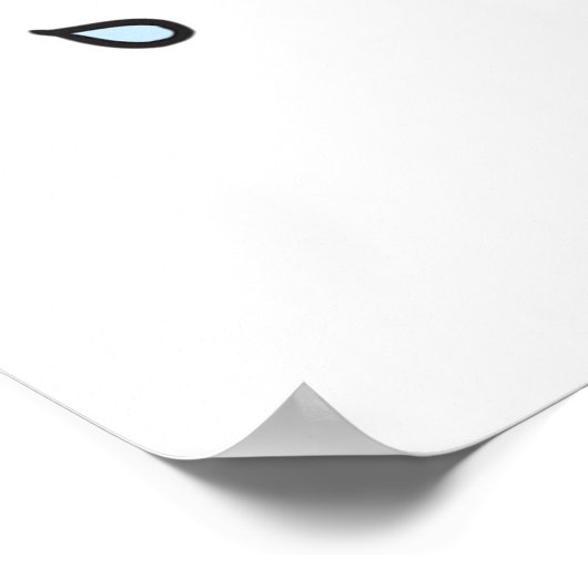 Firefighter Turkey with Hose Poster (Ecke)