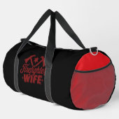 Firefighter Wife Axes Stars Design Duffle Bag (Rechte Ecke)
