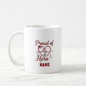 Firefighter Wife Custom Name Mug Kaffeetasse (Links)