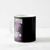 Firefighters Don't Brag - Proud Firefighter Daught Kaffeetasse (Vorderseite Links)