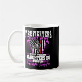 Firefighters Don't Brag - Proud Firefighter Daught Kaffeetasse (Links)