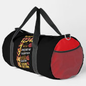 Firefighters Five Rules For Life Duffle Bag (Rechte Ecke)